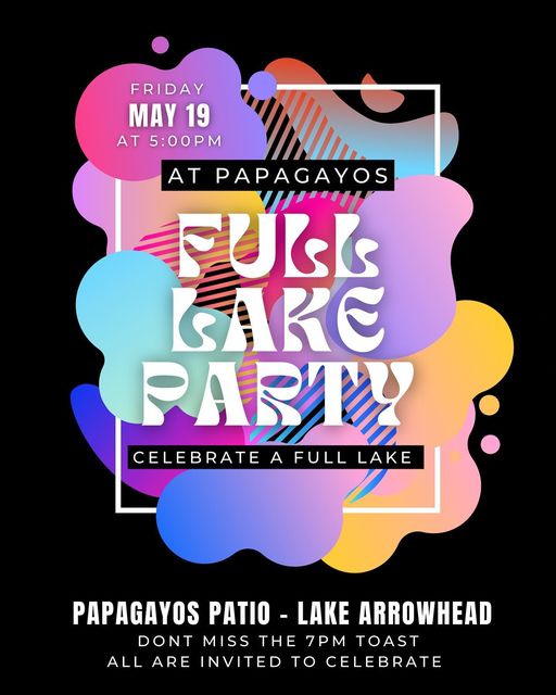 full lake party at papagayos patio 2023