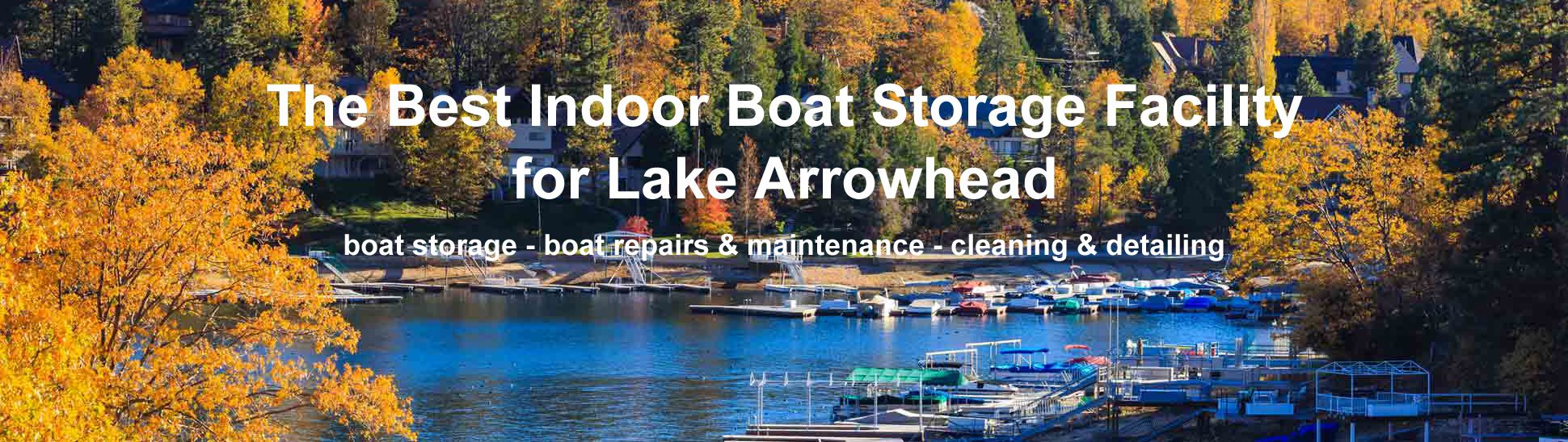 The Largest Indoor Boat Storage Facility in the Area