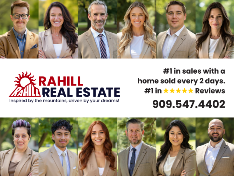 Team Rahill Real Estate Big Bear Realtors Google Banner 2025 768x576